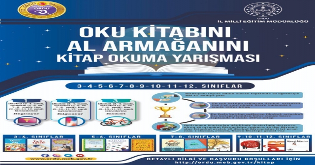 ‘OKU KİTABINI AL ARMAĞANINI’