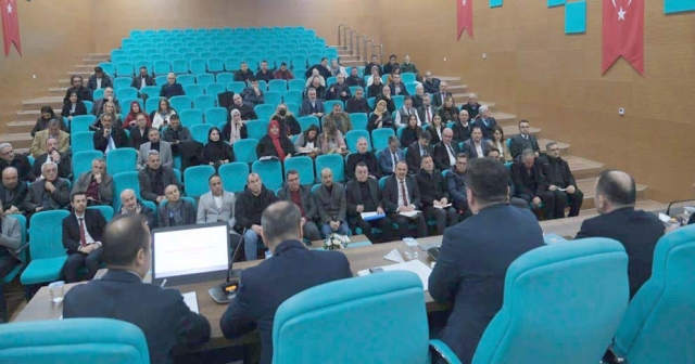 OKUL MÜDÜRLERİYLE TOPLANTI YAPILDI