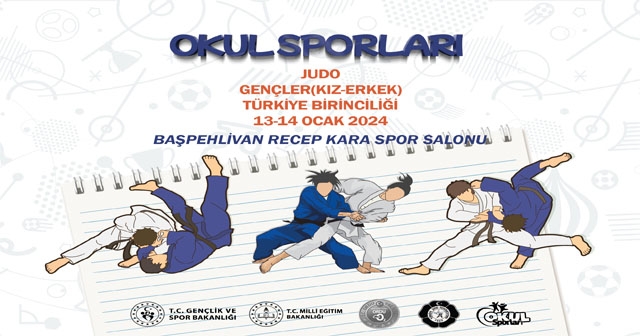 Okul Sporları Judo Gençler Türkiye Birinciliği Altınordu'da Başlıyor