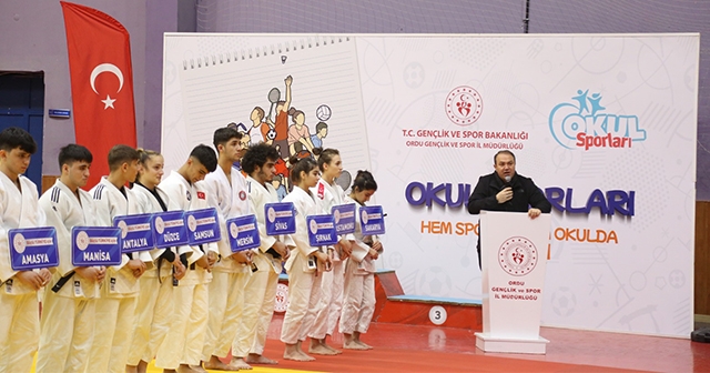 ORDU’DA JUDO TÜRKİYE BİRİNCİLİĞİ MÜSABAKALARI BAŞLADI