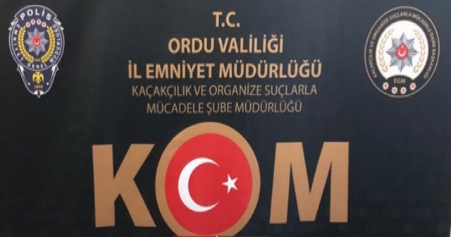 ORDU’DA KAÇAK  EMTİA OPERASYONU