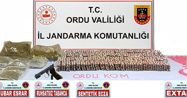 ORDU’DA ZEHİR TACİRLERİNE GEÇİT YOK