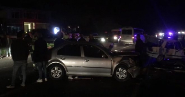 ORDU'DA İKİ OTOMOBİLİN ÇARPIŞTIĞI KAZADA 6 KİŞİ YARALANDI