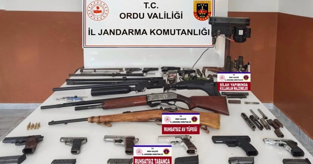 ORDU'DA UYUŞTURUCU VE KAÇAKÇILARA YÖNELİK OPERASYON