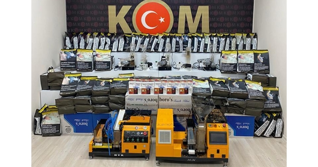 4 İLÇEDE KAÇAK TÜTÜN OPERASYONU