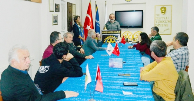 ROTARY KULÜBÜ TOPLANTISINI YAPTI