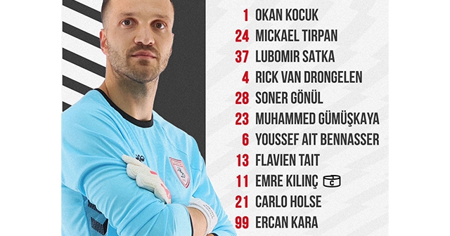 SAMSUNSPOR’DA SÜRPRİZ YOK!