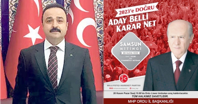 ŞANLITÜRK’TEN MİTİNGE DAVET