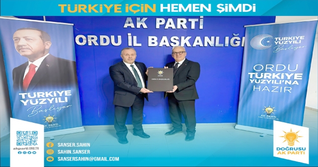 ŞANSER ŞAHİN ADAY ADAYLIK BAŞVURUSUNU YAPTI