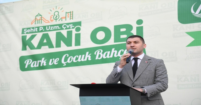 Şehit Kani Obi Parkı Hizmete Açıldı