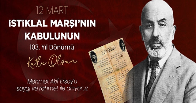 ŞENLİKOĞLU'NDAN 12 MART MESAJI