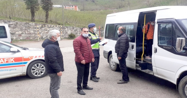 SERVİS ARAÇLARI  DENETLENİYOR