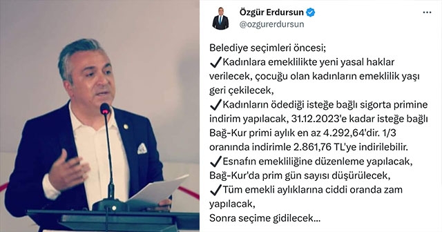 SGK UZMANI ERDURSUN'DAN MAAŞ ZAMMI AÇIKLAMASI