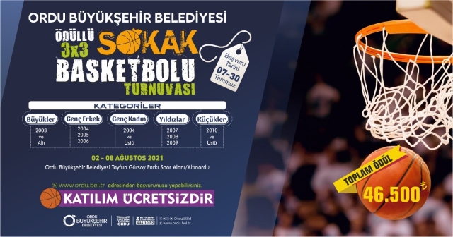 SOKAK BASKETBOLU BAŞVURU TARİHİ UZATILDI