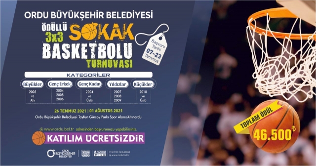 SOKAK BASKETBOLU TURNUVALARI BAŞLIYOR