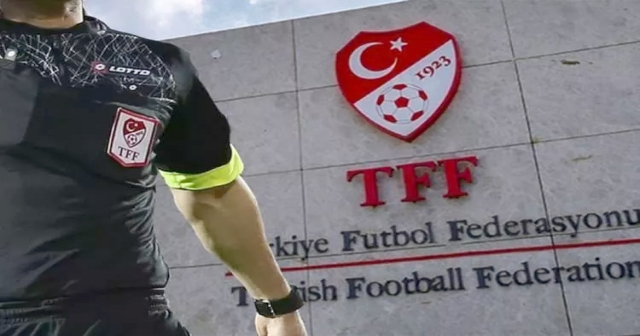 TFF’DEN YENİ HAKEM KARARI!