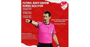 Futbol Aday Hakem Kursu Açılıyor