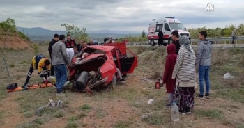 Kütahya'da Kaza: 1 Ölü, 5 Yaralı