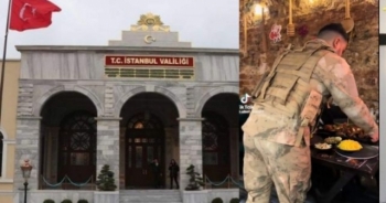 Türk askeri kostümüyle yabancı turistlere hizmet eden işletme kapatıldı