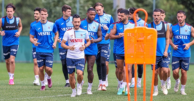 TRABZONSPOR HATAY MAÇI HAZIRLIKLARINA BAŞLADI