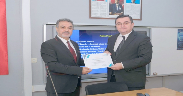 TÜBİTAK BİLİM SÖYLEŞİSİ DÜZENLENDİ