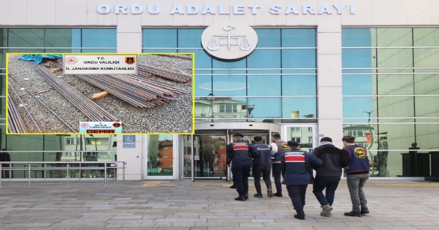 Tünel İnşaatından Demir Çalanlar Yakalandı