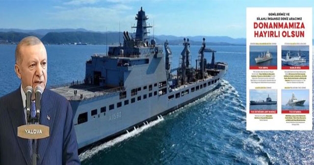 Türk Donanması’na 4 Yeni Gemi