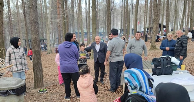 ÜNYE’DE VATANDAŞLAR GÜNEŞLİ HAVANIN TADINI ÇIKARDI