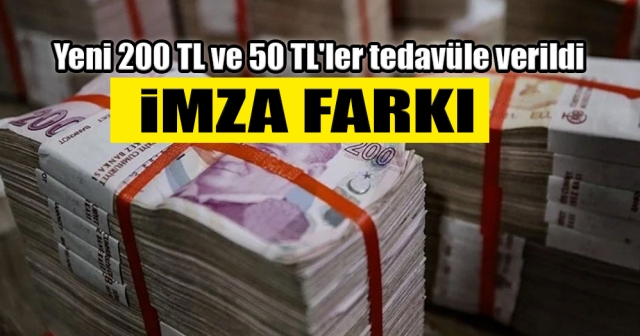 Yeni Banknotlar tedavüle verildi