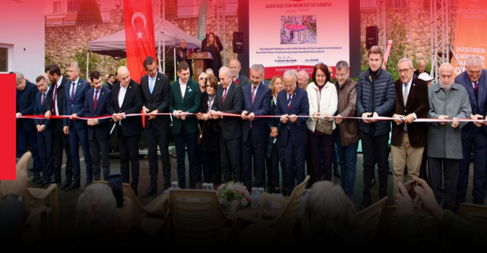 BÜYÜKŞEHİR BELEDİYESİNCE TAMAMLANAN CEMEVİNİN AÇILIŞI YAPILDI