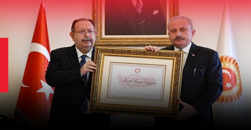 ERDOĞAN MAZBATASINI ALDI