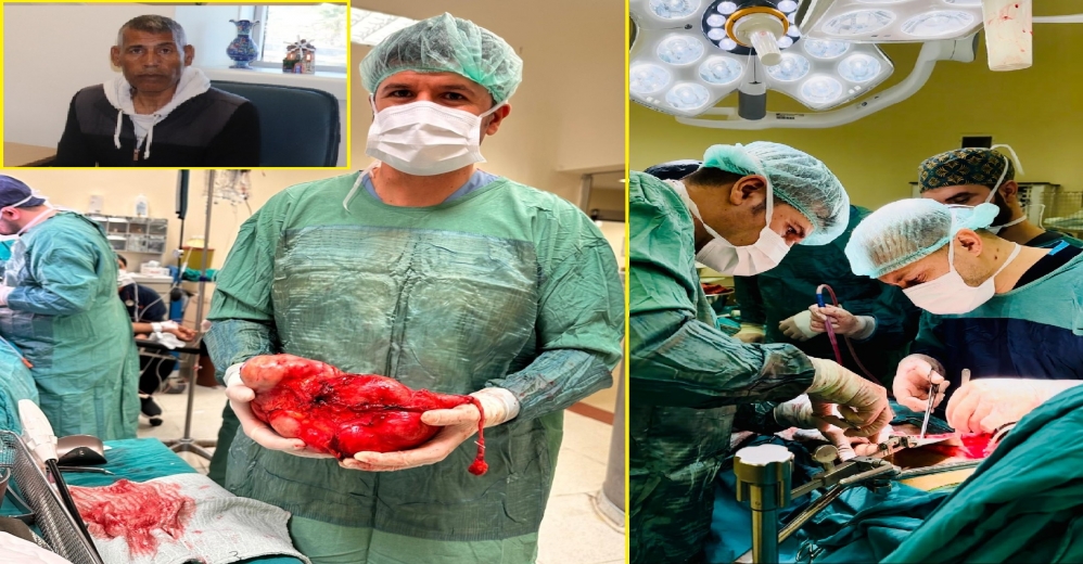 Karnından 5 Kiloluk Böbrek Tümörü Çıkarıldı