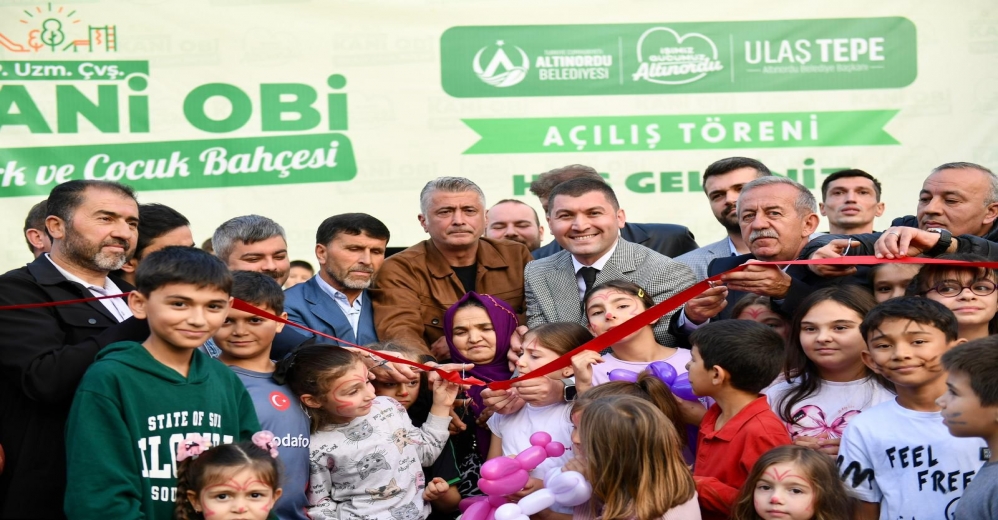 Şehit Kani Obi Parkı Hizmete Açıldı Şehit Kani Obi Parkı Hizmete Açıldı