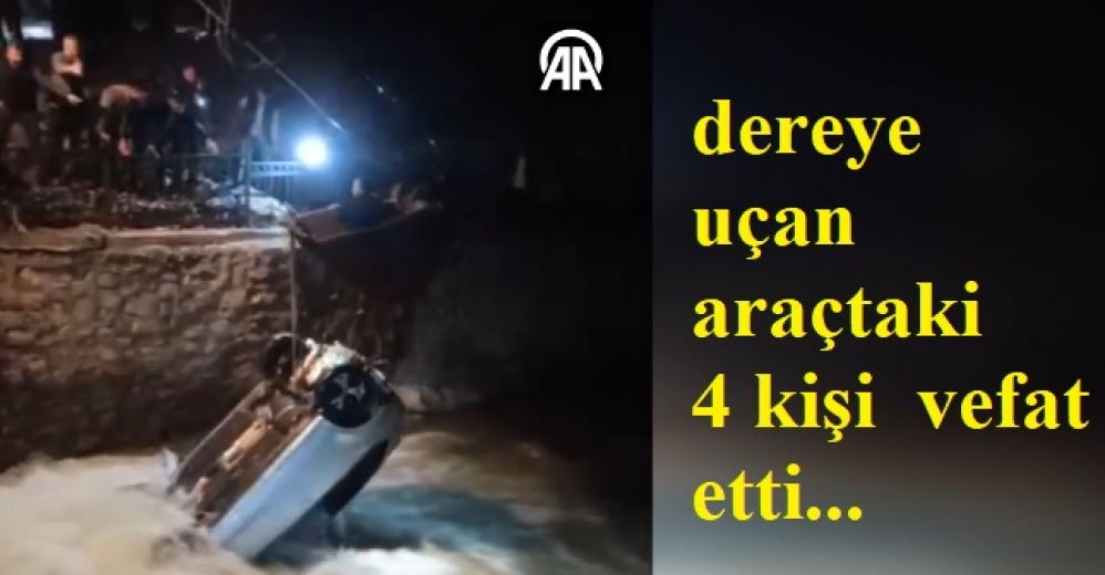 Şırnak’ta Dereye Devrilen Hafif Ticari Araçtaki 4 Kişi Öldü