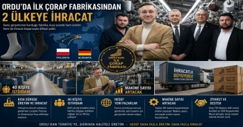 Ordu’da ilk çorap fabrikasından 2 ülkeye ihracat