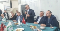 BAŞKAN TAVLI GURBETTEKİ ÜNYELİLERLE BULUŞTU