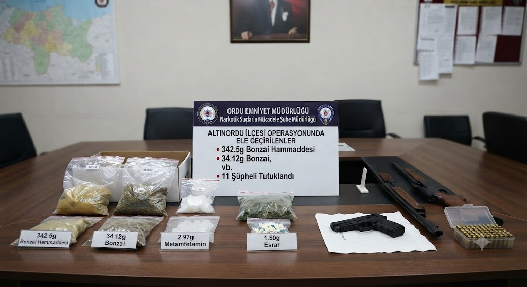 Ordu’da Narko-Operasyon: 11 Zehir Taciri Tutuklandı