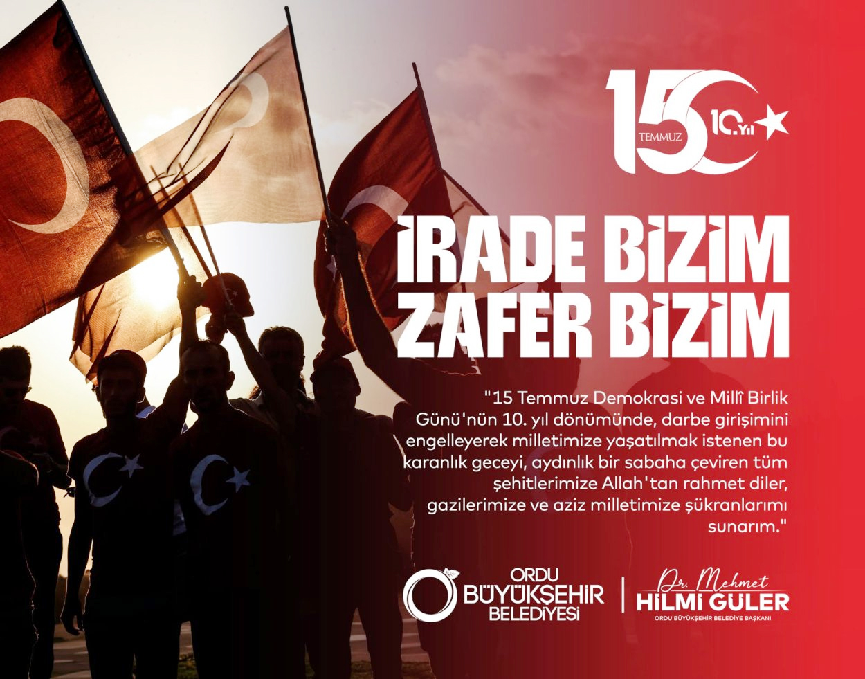 İRADE BİZİM ZAFER BİZİM