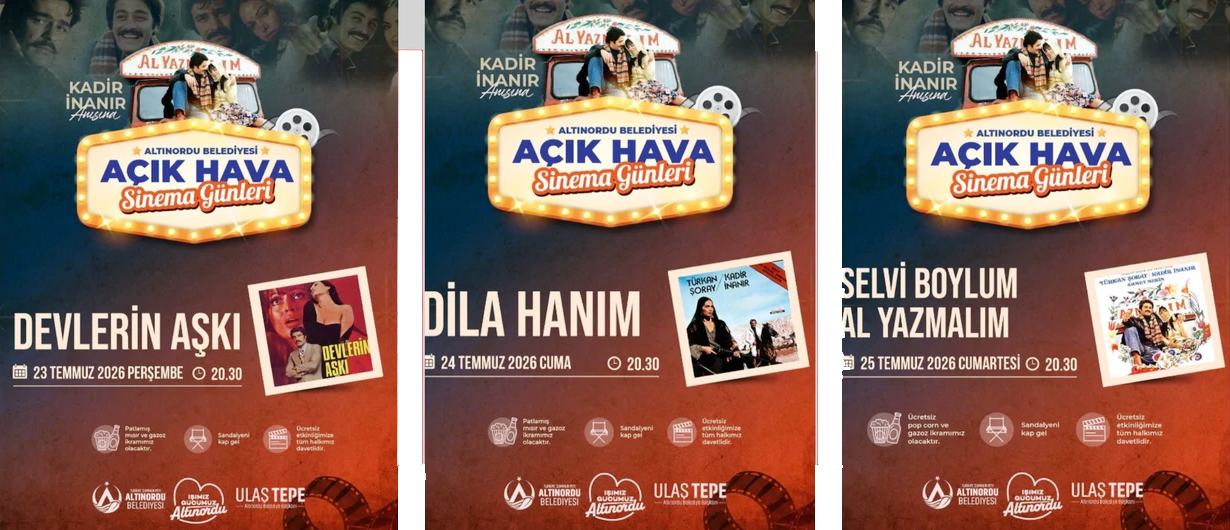 Altınordu'da Yeşilçam Geceleri