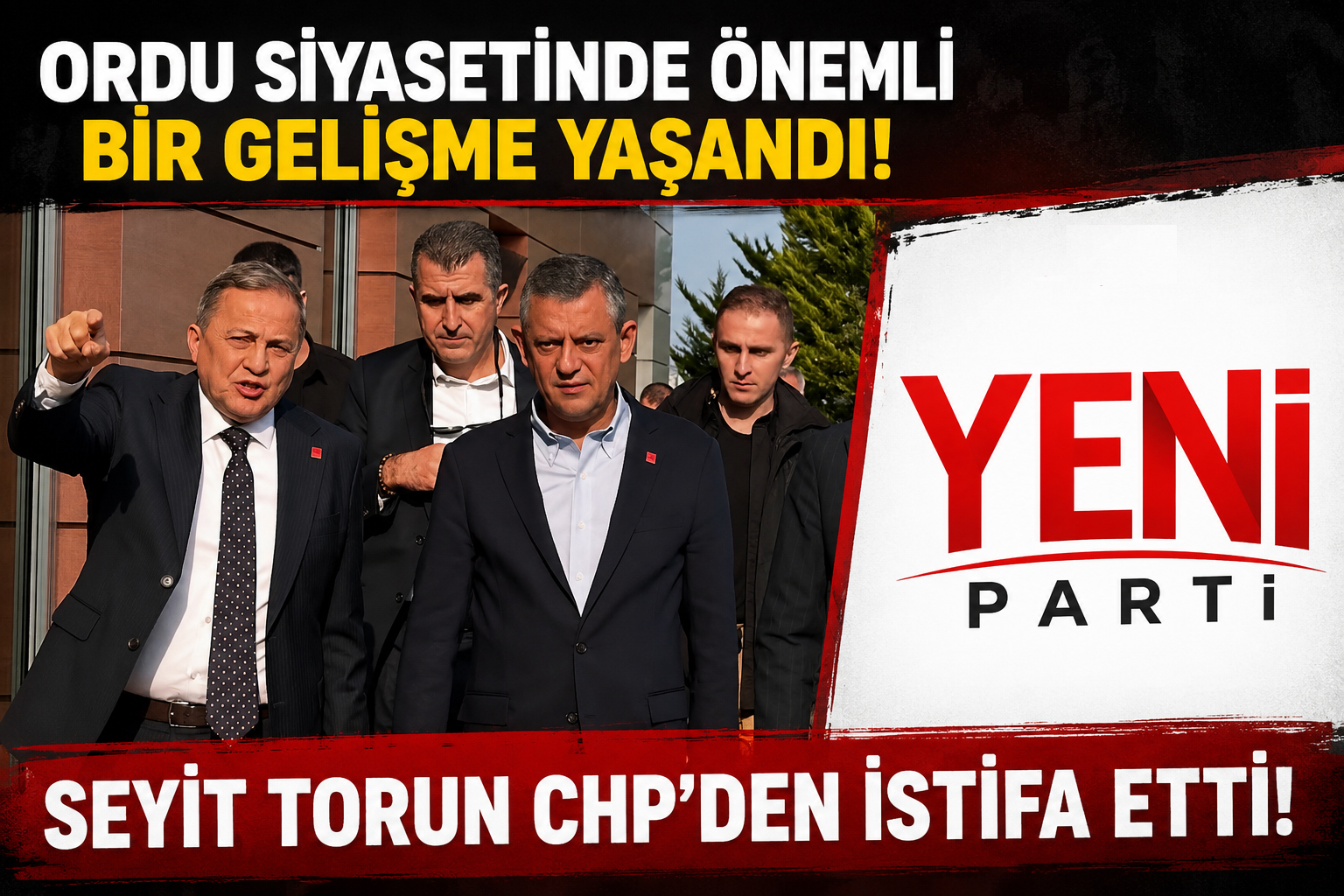 TORUN YENİ PARTİYE GEÇTİ