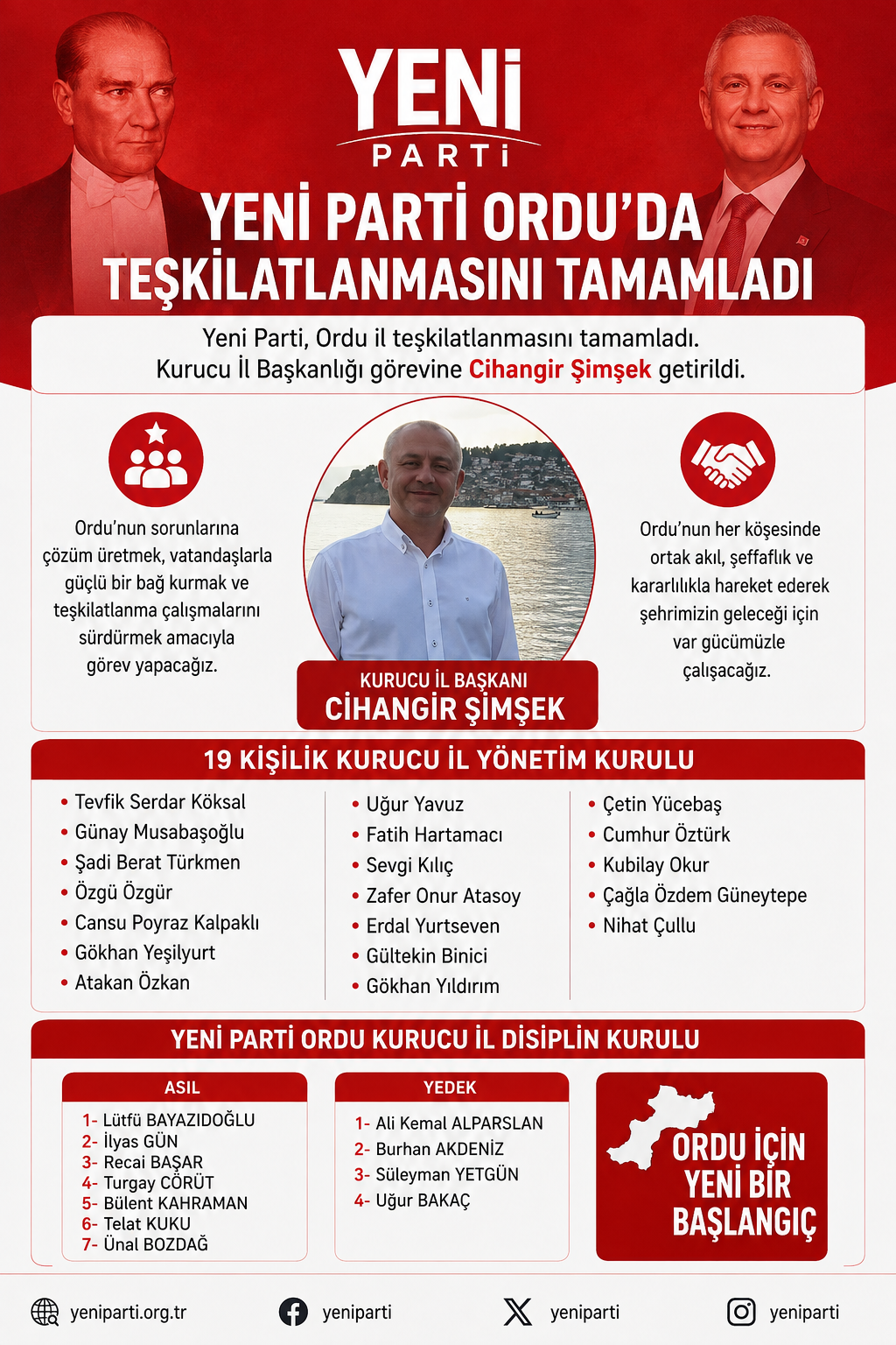 YÖNETİM OLUŞTU
