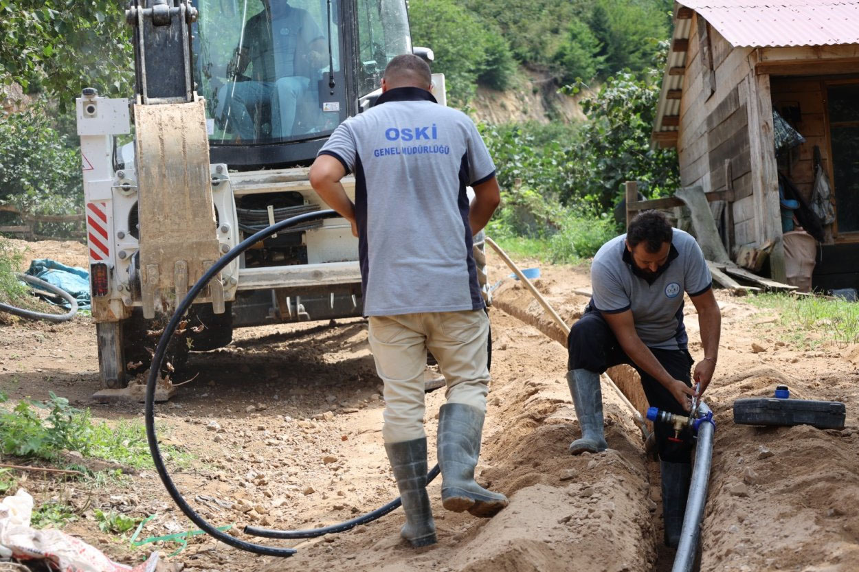 Gölköy’de 3 Bin 500 Metrelik İçme Suyu Hattı Döşeniyor