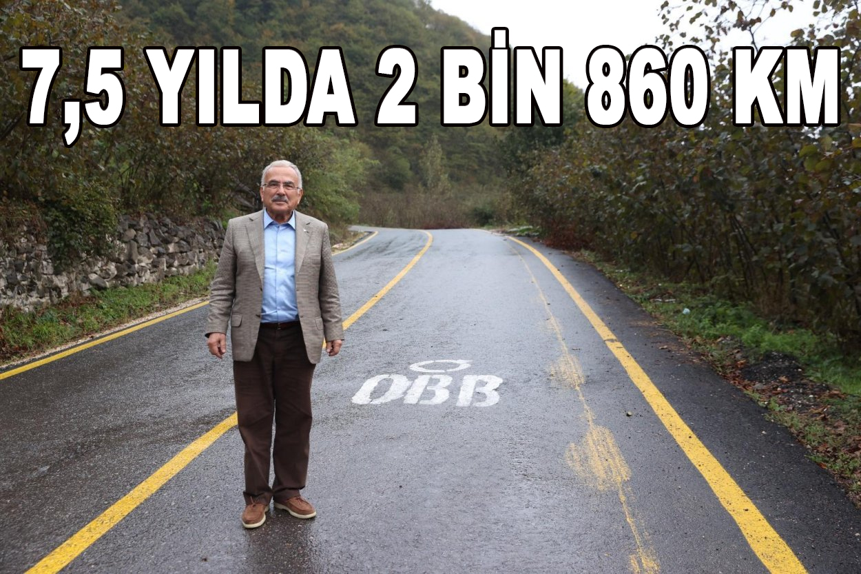 ORDU’DA YOL REKORU